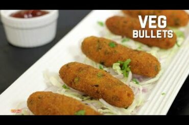 Veg Bullets | Healthy Snack Recipe | Veg Starters