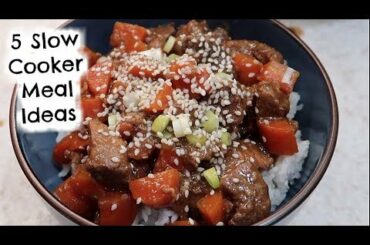 5 SLOW COOKER MEALS | PERFECT WEEKDAY FAMILY MEAL IDEAS | KERRY WHELPDALE