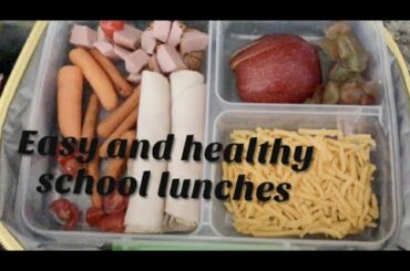 EASY AND HEALTHY SCHOOL LUNCH IDEAS//PRESCHOOL LUNCH IDEAS//