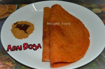 Adai Dosa//Recipe#48//Lentils Dosa//Healthy Breakfast Recipes//