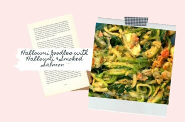 Quick & Healthy Meal Idea | Zucchini Noodles with Halloumi & Smoked Salmon