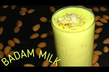 Badam Milk | Easy Tasty recipe | Healthy and yummy recipe by #Pikuskitchen