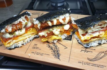 ONIGIRI SANDWICH for my breakfast