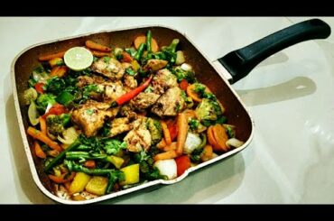 Honey-Mustard Chicken Salad | Grilled Chicken Salad | Healthy Chicken Salad Recipe | homelyfood.in