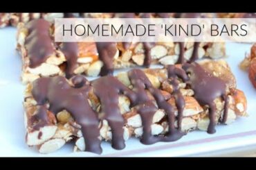 DIY KIND BARS RECIPE | easy healthy granola bars