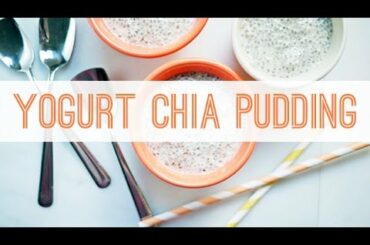 Yogurt Chia Pudding | Healthy snack recipe | One Hungry Mama