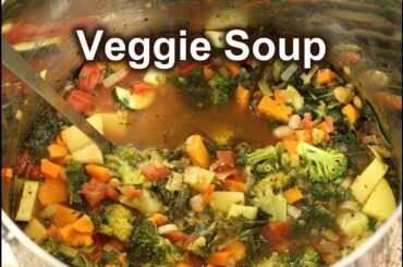 Healthy Vegetable Soup Recipe | Rockin Robin Cooks