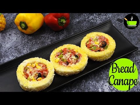 Bread Canapes | Veg Rings | Instant Breakfast | Healthy Snacks Recipe | Bread Appetizer Recipes Bread Canapes | Veg Rings | Instant Breakfast | Healthy Snacks Recipe | Bread Appetizer Recipes