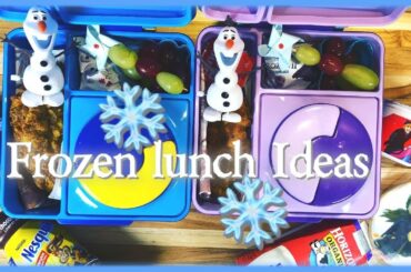 Lunch Ideas Inspired by ALL things Disney FROZEN ❄️⛄️ #LunchIdeas #Disneylunchideas#Frozen#Lunches