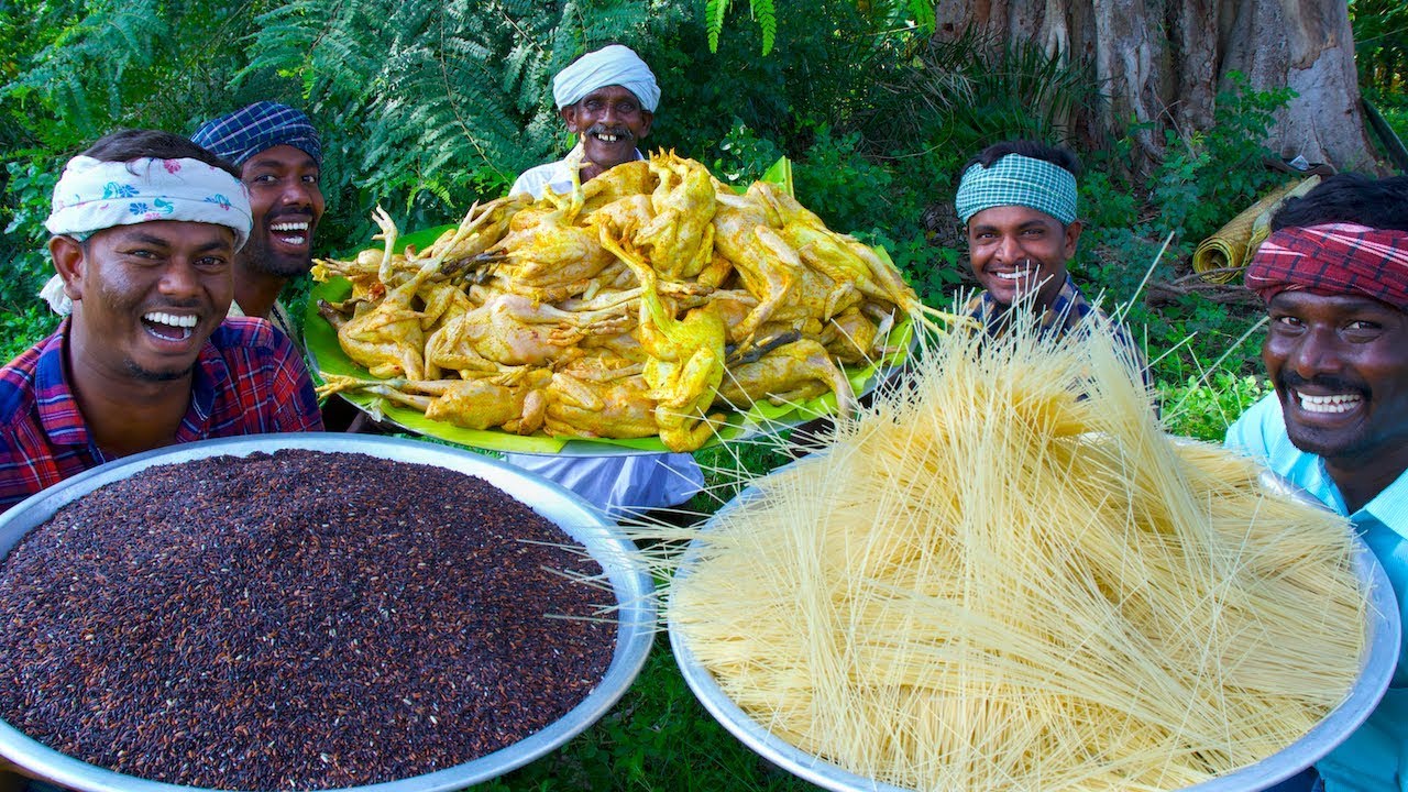 CHICKEN GHEE RICE with KAVUNI ARISI | Traditional Healthy Ghee Rice Recipe Cooking In Village CHICKEN GHEE RICE with KAVUNI ARISI | Traditional Healthy Ghee Rice Recipe Cooking In Village
