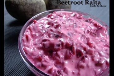 Beetroot Raita | Beetroot Koshimbir | Beetroot Yogurt Salad | बिटाची   कोशिंबीर | Oil-free recipe |