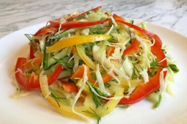 Овощной Салат "ОВОЩНОЕ АССОРТИ" Рецепт Для Похудения / Healthy Salad Recipe