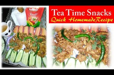 Tea Times Snacks Recipe | Quick Evening Snacks Recipes | Homemade Bason kay Pakoray | Creative Food