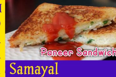 பனீர் சான்ட்விச் - தமிழ் | Paneer Sandwich | Sandwich Recipe in Tamil | Snack Recipe