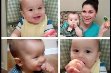 Healthy snack ideas for teething babies BLW