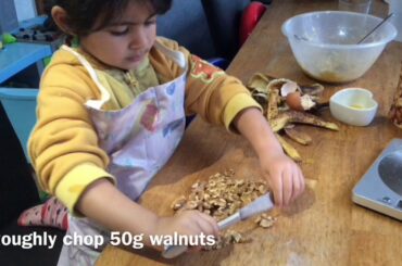 Easy baking children recipe banana bread waldorf kids