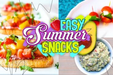 DIY Easy Summer Snack Ideas! Healthy Pinterest Snacks for Summer 2016 // Jill Cimorelli