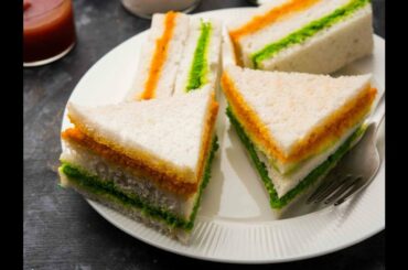 TRICOLOUR SANDWICH || EASY AND QUICK TO MAKE HEALTHY BREAKFAST || GAYATRI'S FOOD AND LIFESTYLE