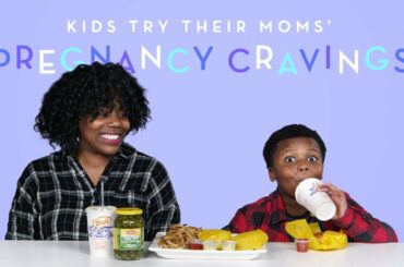 Kids Try Their Moms' Pregnancy Cravings | Kids Try | HiHo Kids