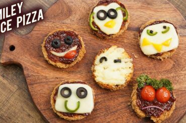 Smiley Face Pizza | Kids Special Bread Pizza | Bread Pizza Recipe | Childrens Day Special | Bhumika
