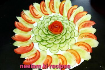 Beautiful and unique salad decoration ideas for Dinner/neelamkirecipes