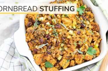 CORNBREAD STUFFING | easy, healthy recipe