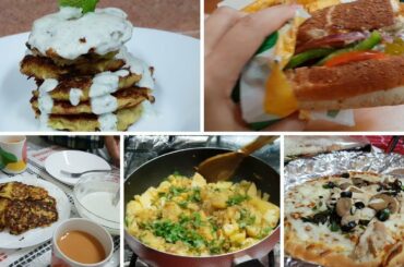 Homemade Tasty Snack Recipe and Vlog- Quick and Healthy Veggie Fritters with Naush Vlogs