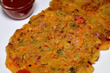 सब्जियों से भरपुर पौष्टिक नाश्ता | Healthy Breakfast Recipe | Vegitable Pancakes