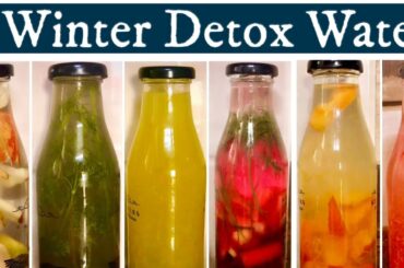 6 Winter Detox Water for Weight Loss | Infused Cleansing Water to Lose belly Fat | Cure Indigestion