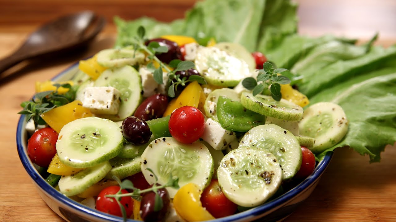 Greek Salad | Healthy & Nutritious Salad Recipe | Divine Taste With Anushruti Greek Salad | Healthy & Nutritious Salad Recipe | Divine Taste With Anushruti