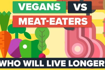 VEGANS vs MEAT EATERS - Who Will Live Longer? Food / Diet Comparison