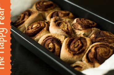 Vegan Cinnamon Swirls - Healthy Whole food Dessert | THE HAPPY PEAR