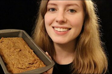 ASMR - How to Make Healthy Banana Bread 🍞🍌😋(soft-spoken, relaxing cooking session)