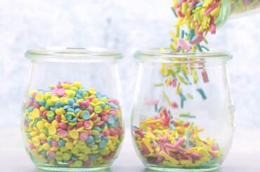 5-calorie Rainbow Jimmies & Nonpareils (sugar free, vegan, only 4 ingredients)