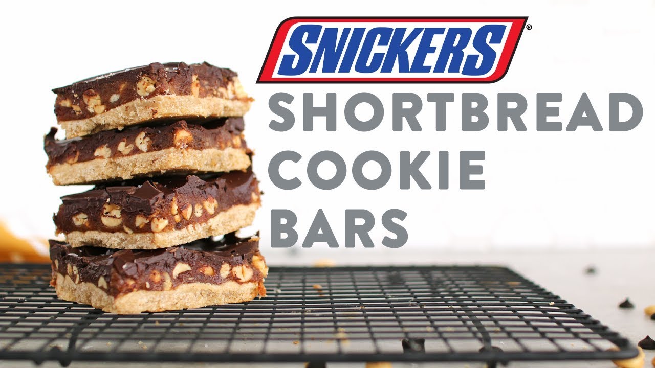 Chocolate Caramel Shortbread Bars | DIY Healthy Snickers Chocolate Caramel Shortbread Bars | DIY Healthy Snickers