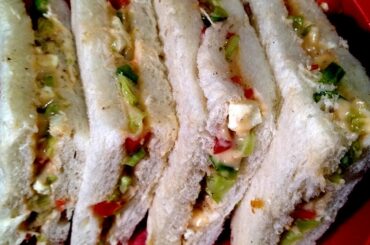 Mayonnaise Sandwich | Veg Mayonnaise Sandwich Recipe | Sandwich Rcipe | Kids Tiffin Recipe