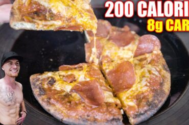 Keto Low-Carb Pizza Recipe | The 200 Calorie Pizza