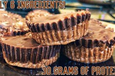High Protein Peanut Butter Cups | Healthy Bodybuilding Recipe