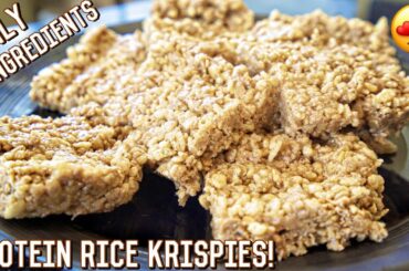 High Protein Rice Krispy Treats | Healthy Bodybuilding Dessert Recipe