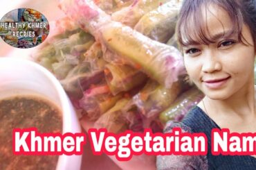 Khmer Vegetarian Nam Recipe | Healthy Khmer Recipes | LG V40 Life