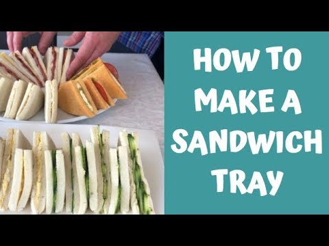 How to make a sandwich tray? Hubby knows how! | Filipino Dutch Family How to make a sandwich tray? Hubby knows how! | Filipino Dutch Family
