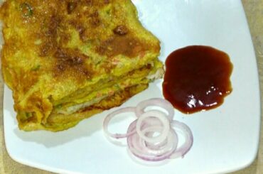 Bread omelette|Street food recipe|Healthy breakfast recipe
