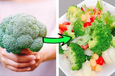 Vegetable Salad Recipes For Weight Loss 💙 Broccoli Salad Recipe (270 calories)