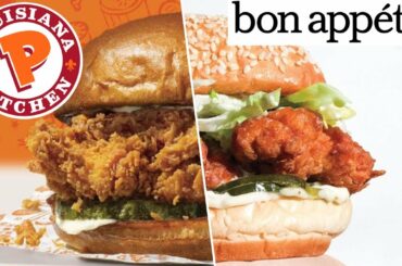 I TESTED Bon Appétit's BEST Chicken Sandwich VS Popeye's Spicy Chicken Sandwich