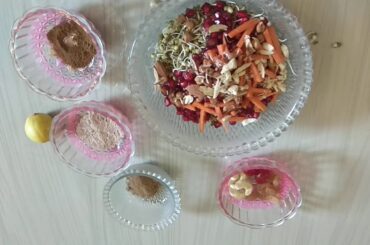 Ankurit moong aur chane ki healthy salad 🥗