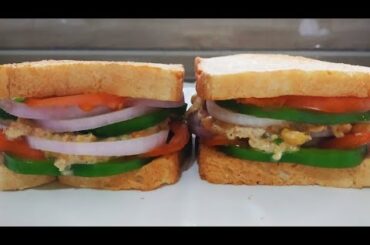 Healthy Chickpea Sandwich/#Protein Sandwich/Easy Breakfast/Snack Sandwich