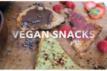 EASY & HEALTHY VEGAN SNACK IDEAS FOR AFTER SCHOOL/WORK