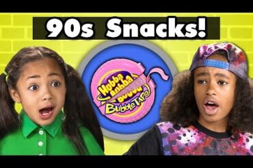 KIDS TRY 90s SNACKS! | Kids Vs. Food