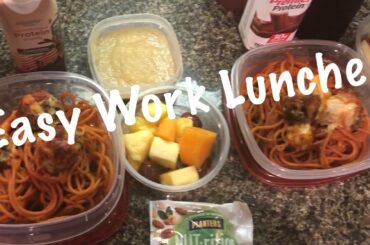 Easy Work Lunches | Lunch Ideas | November 4-8