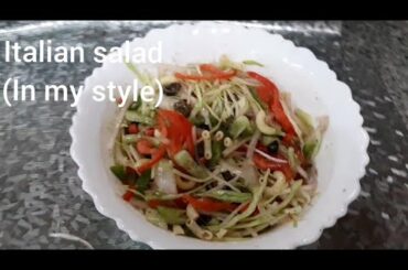 ITALIAN salad in Pakistan style/easy and healthy